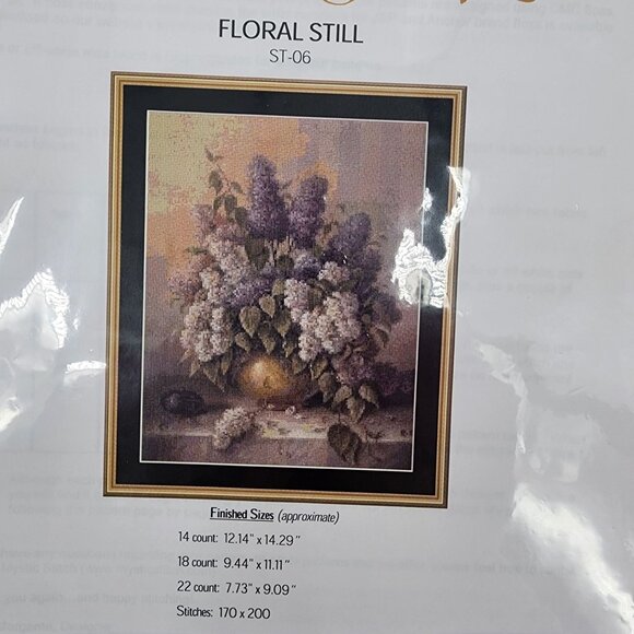 Lot of 9 Mystic Stitch Cross Stitch Patterns Nicky Boehme Christmas Floral - Picture 7 of 14